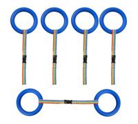 CLISPEED 6Pcs Kindergarten Walking Rope Ring for Preschool Children Safety Walking Leash with Spacious Handles for Outdoor Group Activities and Daycare