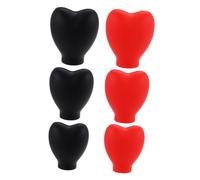 CLISPEED 6pcs Makeup Brush Covers Silicone Protector for Dust Makeup Application Portable Storage and Lost Design for Everyday Use