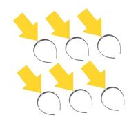 CLISPEED 6pcs Novelty Symbol Arrow Headbands for Halloween Birthday Parties Funny Hair Accessories for Adults Creative Photo Props to Boost Party Atmosphere