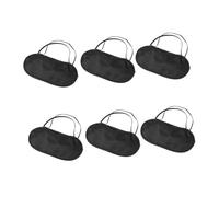 CLISPEED 6pcs Portable Sleep Eye Mask Elastic Blindfolds for Travel Outdoor Camping Light Blocking Comfortable Breathable Eyeshade Suitable for Men Women