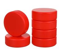 CLISPEED 6pcs PU Foam Hockey Pucks Lightweight Soft Indoor Training Balls for Skill Development Suitable for All Ages Stick-handling Passing Practice