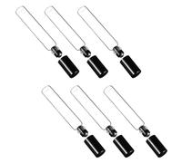 CLISPEED 6pcs Refillable Rollerball Bottles Glass Oil Roller Bottles with Leak-proof Steel Caps 10ml Dispense Essential Oil Blends for Outdoor Use and Traveling