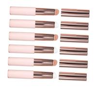 CLISPEED 6pcs Reusable Silicone Lip Brush with Cap Portable Mini Lipstick Applicator for Precise Lip Makeup Travel Friendly Compact Design Even Blending and Smooth Application for Women