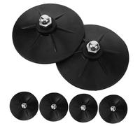 CLISPEED 6pcs Rubber Suction Cups Replacement Base for Freestanding Boxing Punch Bag Stable Heavy Duty Suction Base for Standing Punch Bag Training