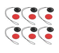 CLISPEED 6pcs Sports Camera Safety Tethers Adhesive Pads, Anti-Lost Camera Fixing Rope Lanyard Strap Set for Surfing, Diving and Outdoor Activities