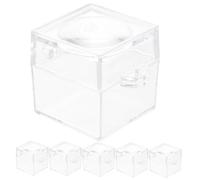CLISPEED 6pcs Transparent Magnifying Bug Viewer Boxes Portable Insect Observation Containers for Outdoor Exploration Lightweight Collection Habitat