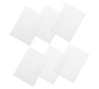 CLISPEED 6pcs Water Soluble Embroidery Stabilizer DIY Hand Sewing Backing for Fusible Appliques Machine and Decorative Stitching Canvas and Knits