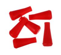CLISPEED 6Pcs Wear Resistant Rubber Arrow Tips for Archery Practice Durable Easy to Install High Precision Minimalist Design for Target Shooting