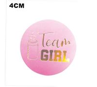 CLISPEED 72pcs Gender Reveal Self-Adhesive Stickers Team Boy Girl Letter Printed Decals for Shower Party Supplies Peel and Stick Fun Decorations for Boxes and Food Bags