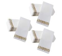 CLISPEED 75pcs European and American Printed Paper Napkins Paper Hand Napkins Printed Dinner Decorative Decorative Bathroom Dust-Free