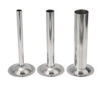 CLISPEED 8-inch Stainless Steel Sausage Stuffer Tubes Set Size 8 Meat Filler Nozzle Kit for Sausage Making for Home Kitchen Use