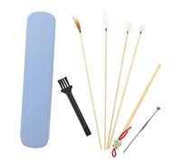 CLISPEED 8-Piece Professional Earwax Removal Tool Set Soft Swabs Ear Cleaners for Safe Wax Extraction for Teens and Adults Ergonomic Design