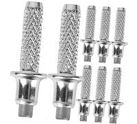 CLISPEED 8 x tip of the mountaineering pole, trekking pole, tips for Nordic walking poles, tungsten steel tips for walking sticks, crutches, metal pole tip, tungsten steel, interchangeable travel