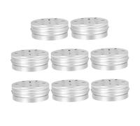 CLISPEED 8pcs Aluminum Dog Scent Training Boxes Tins for Professional and Home Nose Work Scent Detection Tool for Working Dogs