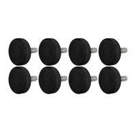 CLISPEED 8Pcs Anti-Vibration Rubber Foot Pads for Treadmill with Adjustable Universal Mounting Bolts, Shock-Absorbing Exercise Equipment Accessories for Gym Machines and