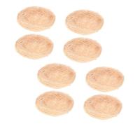 CLISPEED 8pcs Artificial Bird Nest Decorative Ornaments Faux Egg Nest for Home Office and Garden Decor for Easter Weddings and Theme Parties Lightweight Craft Accessories Unique Photo Prop