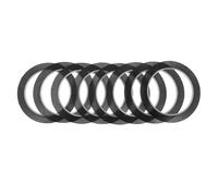 CLISPEED 8pcs Black Self Adhesive Marking Tape for Whiteboard Grid Lines Pet Material Border Tape for Charts Graphs Crafts Easy to Cut and Residue Removal Multiple Surfaces