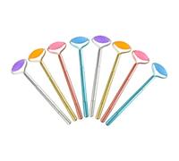 CLISPEED 8pcs Creative Gel Writing Pens for Students with Assorted Colours, Small and Light Plastic Body, Wear Resistant, for Study and Note Taking