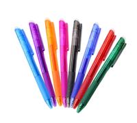 CLISPEED 8pcs Erasable Gel Ink Pens Fine Point Quick Dry Colored Writing Pens for Students Office with Smooth Rewriting and Paper-safe Ink