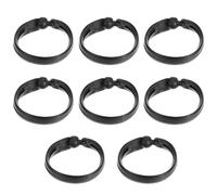 CLISPEED 8pcs Hair Bun Maker Set Adjustable Design Simple and Elegant Plastic Hair Styling Tools
