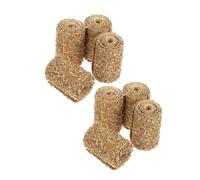 CLISPEED 8pcs Mini Hay Bales Faux Straw Small Hay Blocks Rustic Farm Accessories for Tiny House Decorations DIY Autumn Harvest Crafts Cottagecore Decor Micro Landscape Miniatures