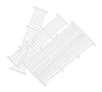 CLISPEED 8pcs Miniature Fence for DIY Handmade Mini Gardens Micro Landscape Ornaments with Minimalist Vintage Design for Dollhouses Sandboxes Small Farms and Model Scenes