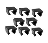 CLISPEED 8Pcs Patio Rattan Furniture Clips Outdoor Wicker Chair Fasteners Sectional Connector for Garden Sofa Preventing Movement and Keeping Modular Seating Neat