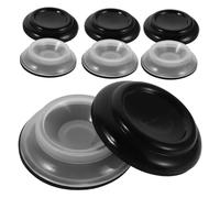 CLISPEED 8pcs Piano Caster Cups for Hardwood Floors Abs Upright Piano Wheel Floor Protectors Non Slip Noise Pads and Noise Dampening