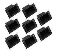 CLISPEED 8pcs Plastic Speaker Handles with Thickened Design, Ideal for Tool Box, Drawer, and Flight Case Use on Stage and Other Settings