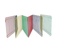 CLISPEED 8pcs Small Animal Playpen Fence Iron Wire 35x23cm for Hamsters Rabbits Hedgehogs Guinea Pigs Indoor Exercise Enclosure