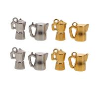 CLISPEED 8pcs Stainless Steel Jewelry Charms Gold Plated Trophy and Water Jug Pendants for DIY Crafts Necklace Bracelet Earring Making Accessories Celebrating Success and Joy