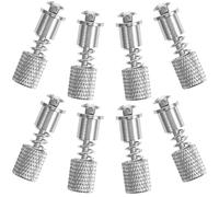 CLISPEED 8Pcs Sturdy Universal Sewing Machine Presser Foot Clamp Stainless Steel Set for Heavy Duty Industrial and Home Sewing Machines