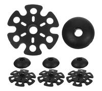 CLISPEED 8Pcs Trekking Pole Tips Set Rubber Walking Stick End Caps, Mud and Snow Protectors Accessories for Hiking and Hillwalking