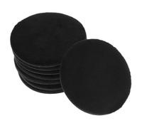CLISPEED 8pcs Ultra Thin Soft Makeup Puff for Loose Powder Cosmetics Large Round PU Leather Replacement Face Sponges for Women Portable and Lightweight Touch Up Tools