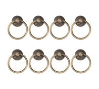 CLISPEED 8pcs Vintage Decorative Zinc Alloy Drawer Pull Rings for Cabinets Dressers Wardrobes Durable Metal Handles with Easy Installation for Timeless Furniture Upgrade