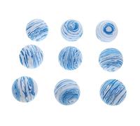 CLISPEED 9Pcs Creative Foaming Balls Elastic Bouncy Indoor Stress Relief for Portable Lightweight Soft Foam Squeeze Balls for Fun Play and Relaxation