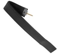 CLISPEED Accordion Bass Strip Black Leather Left Hand Instrument Belt for Accordion Bass Performance