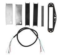 CLISPEED Acoustic Guitar Pick up Instrument Replacement Electric Guitar Pickups Dual - Coil Pickup Repairs Black