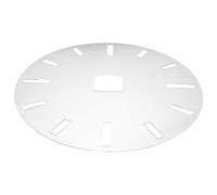 CLISPEED Acrylic Clock Face Template Stencil for Woodworking DIY Large Clock Pattern Drawing Template with Numbers