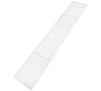CLISPEED Acrylic Mirror Height Growth Chart Decal for Self-Adhesive Wall Sticker Height Measurement Ruler Nursery Wall Decoration for Boys