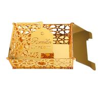 CLISPEED Acrylic Mubarak Candy Box for Ramadan and Eid Celebrations with View and Elegant Design, Festive Decoration Suitable for Parties and Eid Mubarak Goodie Boxes