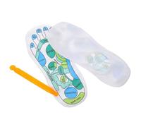 CLISPEED Acupressure Reflexology Socks for Foot Massage with Pressure Zones 1 Pair Portable Foot Therapy Socks for Seniors and Adults Stimulates Circulation