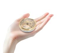 CLISPEED Adjustable Aneroid Dial Barometer 3-in-1 Home Weather Station with Thermometer and Hygrometer, High Precision Wall-mounted Barometer for Indoor and Outdoor Use