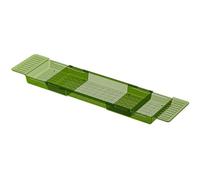 CLISPEED Adjustable Bathtub Tray Table with Expandable Design and Sturdy Premium Pet Material, Multifunctional Bath Tray Caddy for Tub Accessories, for Bathroom Storage and Phone Holder