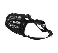 CLISPEED Adjustable Black Medium Dog Muzzle Soft Breathable Mesh Mouth Guard for Anti-biting Chewing Training, Anti Eating Muzzle for Medium Sized Dogs, Pet Training Supplies