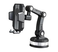 CLISPEED Adjustable Car Phone Holder with Suction Cup Versatile Navigation Stand for Windshield Center Console Compatible with Smartphones Sleek Design and Durable Construction