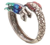 CLISPEED Adjustable Dragon Finger Comfortable Wearing with Retro Minimalist Style Copper Material and Resistance to Wear for Women for Casual and Fashionable Occasions
