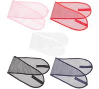 CLISPEED Adjustable Elastic Hairbands 5pcs Simple Decorative Design Reusable Cloth and Polyester Hair Styling Headbands for Women for Yoga and Washing Face