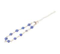 CLISPEED Adjustable Evil Eye Bracelet for, Antique Gold String Wrist Decor, Bohemian Costume Accessory, Friendship Souvenir Suitable for Students and Couples