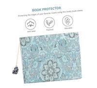 CLISPEED Adjustable Fabric Book Cover Protective Sleeve Lightweight Scratch-Resistant Cloth Book Jacket for Notebooks and Exercise Cloth Protector